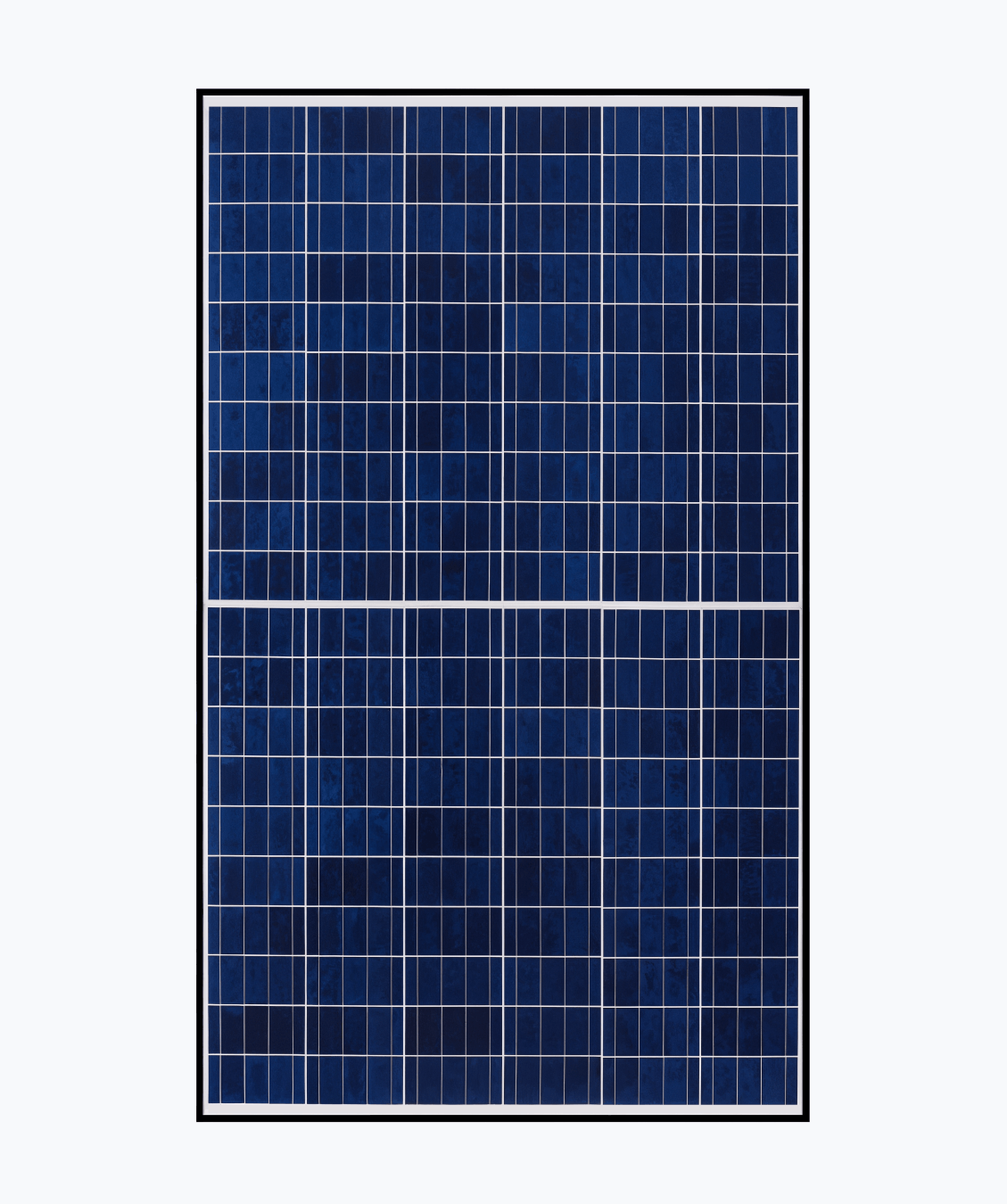 A rotating image of a flower and solar panel